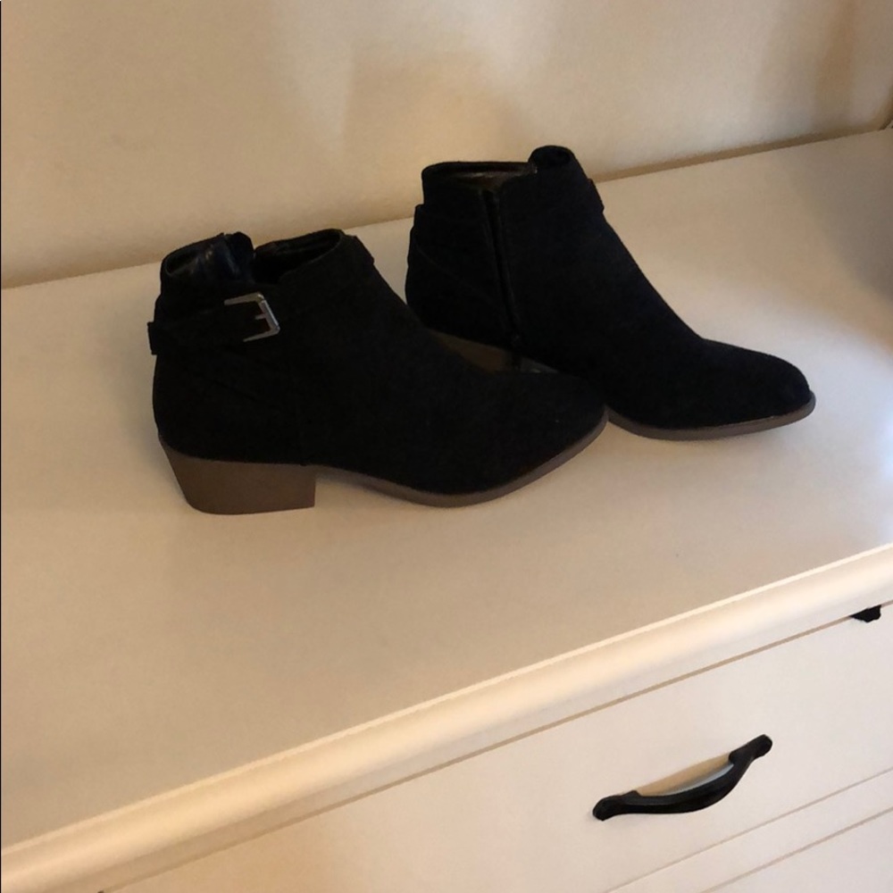 JustFab Black Booties